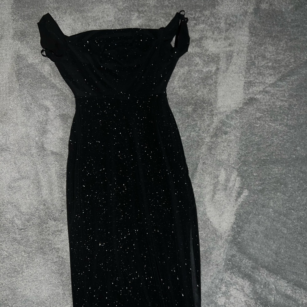 Windsor black sparkly prom dress